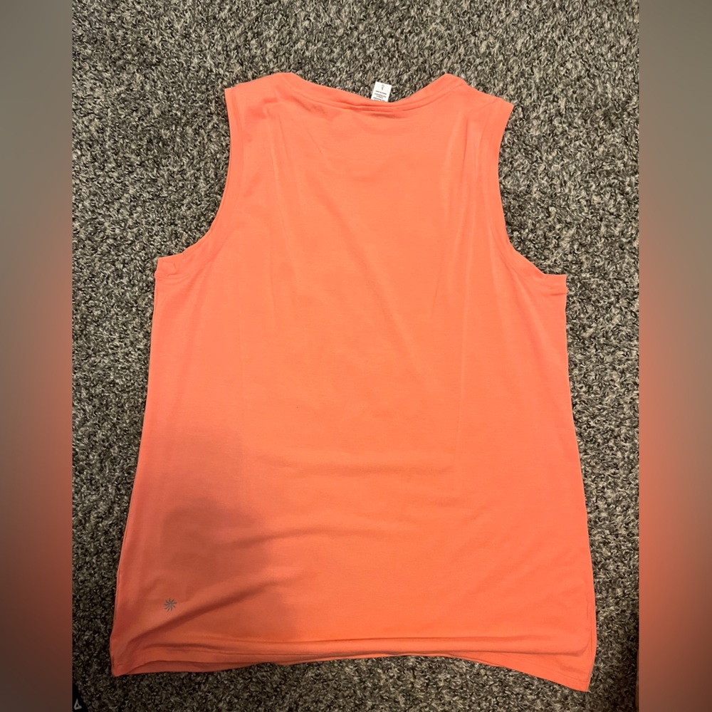 NWOT Athleta Vibrant Coral Tank Top - Picture 6 of 8